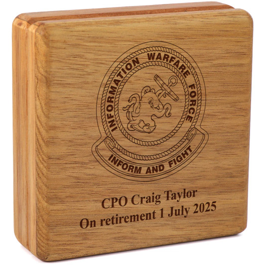 Information Warfare Force Tasmanian Blackwood Heritage Box