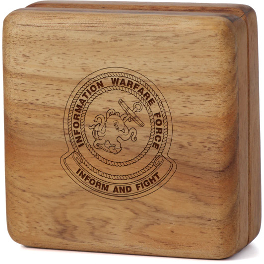 Information Warfare Force Tasmanian Blackwood Keepsake Box