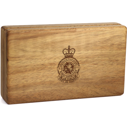 No 2 Expeditionary Health Squadron (2EHS) Tasmanian Blackwood Medal Display Box