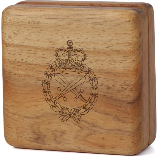 Royal Australian Corps of Military Police (RACMP) Tasmanian Blackwood Keepsake Box