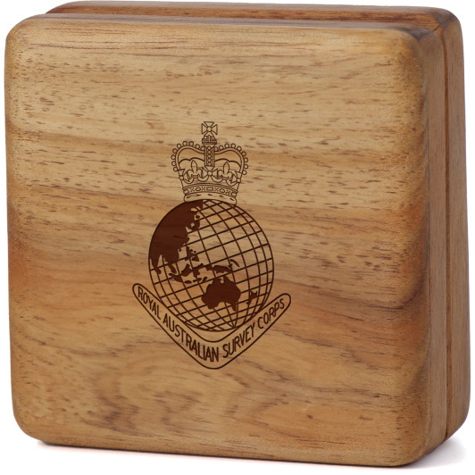 Royal Australian Survey Corps (RASvy) Tasmanian Blackwood Keepsake Box