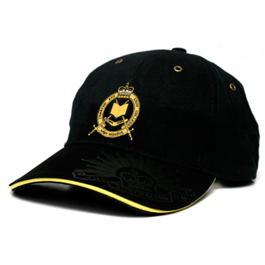 ARCSC Black Cap This Army Reserve Command and Staff College (ARCSC) cap is both stylish and practical with its cool looks. Buy now from the military specialists. This quality heavy brushed cotton cap has the ARCSC cr