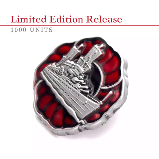 Poppy, WWII HMAS Australia II Limited Edition Lapel Pin