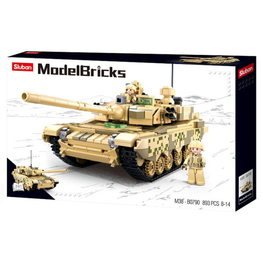Main Battle 2 in 1 Tank 99A 893 Pcs