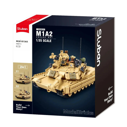 MB M1A2 Tusk 2S 988 Pcs