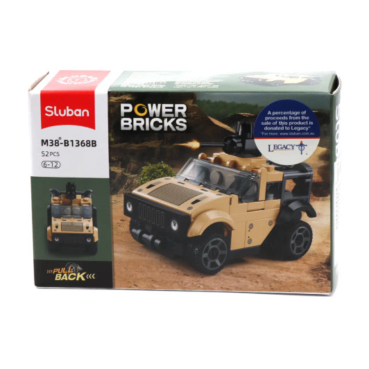 Powerbricks Pull Backs Military Tag