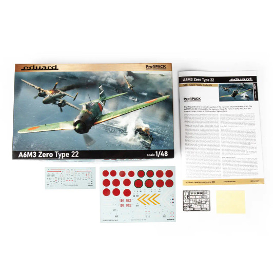 Eduard 1/48 A6M3 Zero Type 22 Plastic Model Kit
