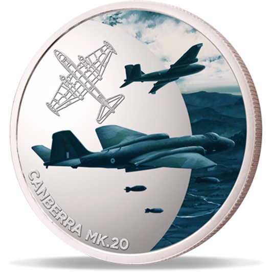 Air Force 100 Limited Edition Medallion  - Canberra Bomber