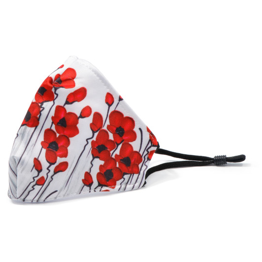 Face Mask - Poppy Mpressions Fields of Poppies Print (Kids Size)