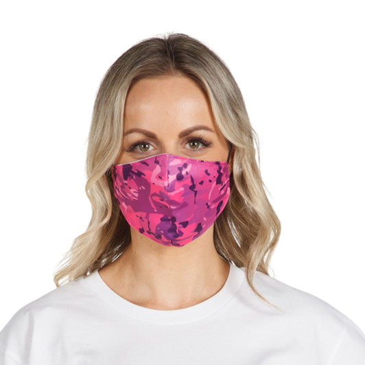 Face Mask - Pink Camouflage
