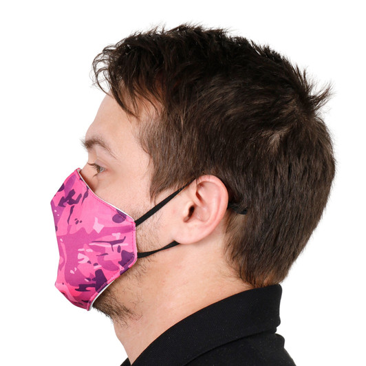 Face Mask - Pink Camouflage
