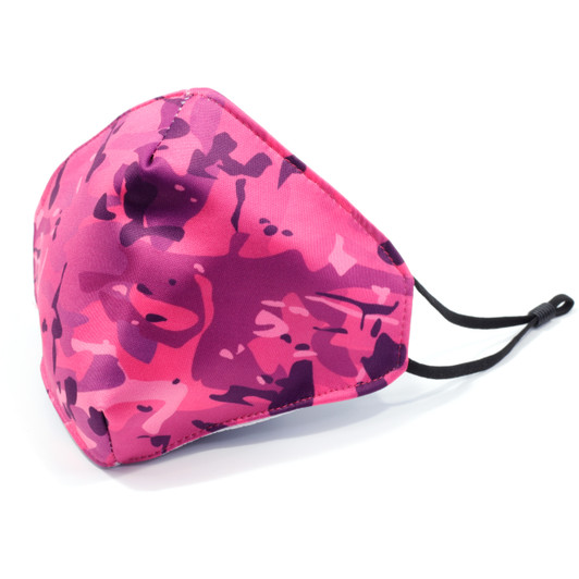 Face Mask - Pink Camouflage (Kids Size)