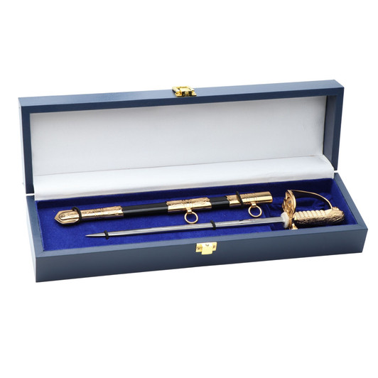 Windlass Miniature Navy Sword in Box (Kings Cypher)