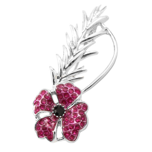 Nature of Remembrance Poppy and Rosemary Limited-Edition Brooch