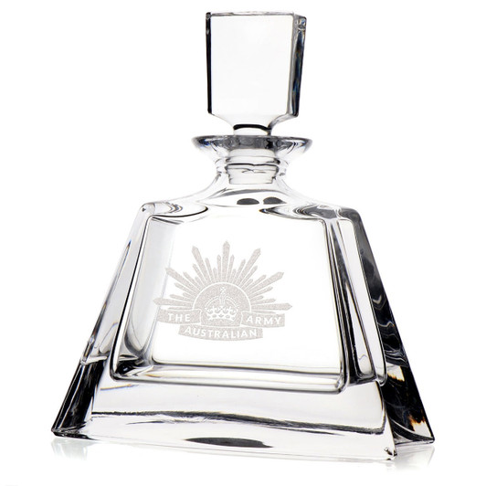 Army Bohemia Crystal 500ml Decanter 8th Pattern