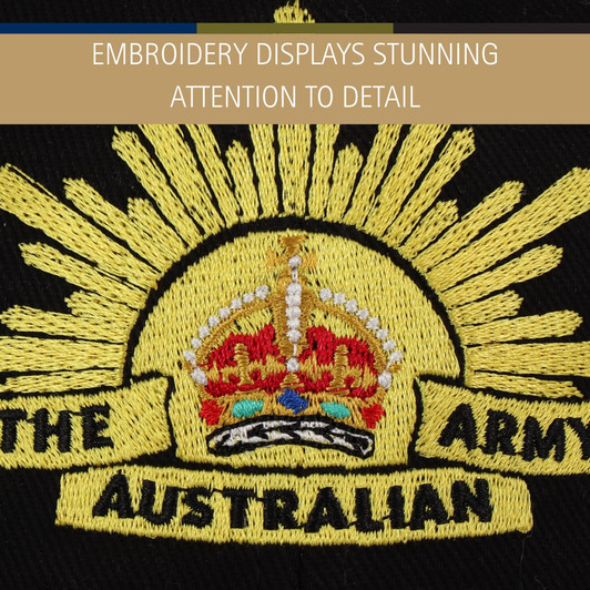 Army Cap With PU & Sandwich Peak 8th Pattern