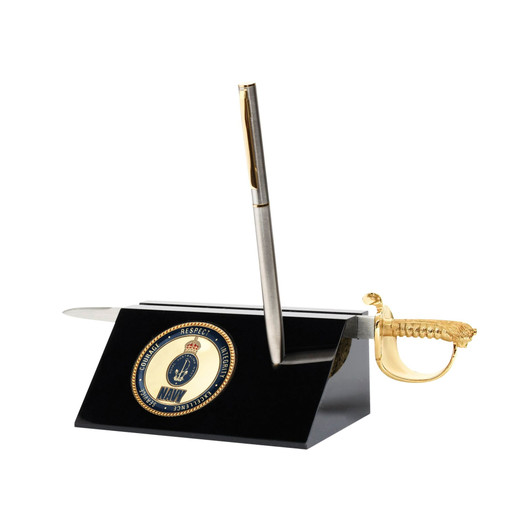 Navy Sword Desk Set CIIIR