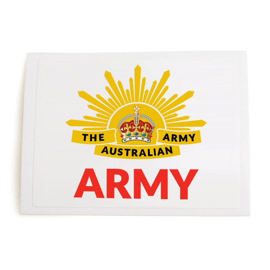 Army Rectangular Sticker 8th Pattern