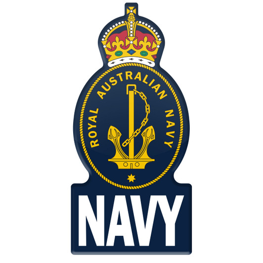 Navy Crest Magnet CIIIR