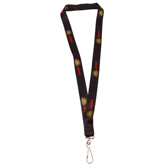 Army Lanyard Black 8th Pattern