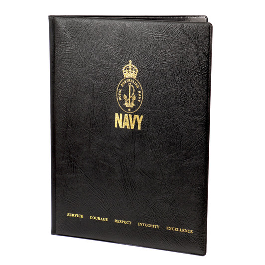 Navy A4 Certificate Folder CIIIR