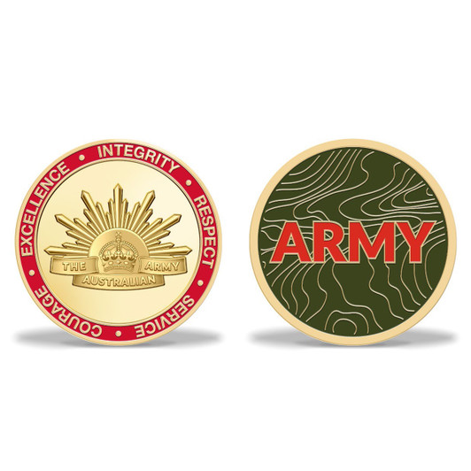 Army Medallion 48mm 8th Pattern