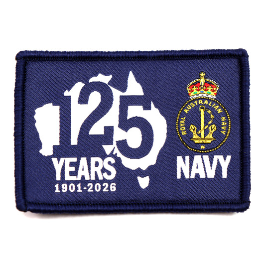 Navy - 125 Years For Our Nation Woven Patch