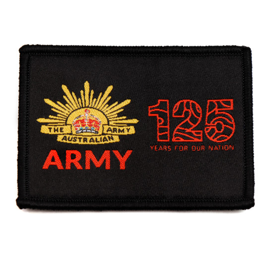 Army - 125 Years For Our Nation Woven Patch