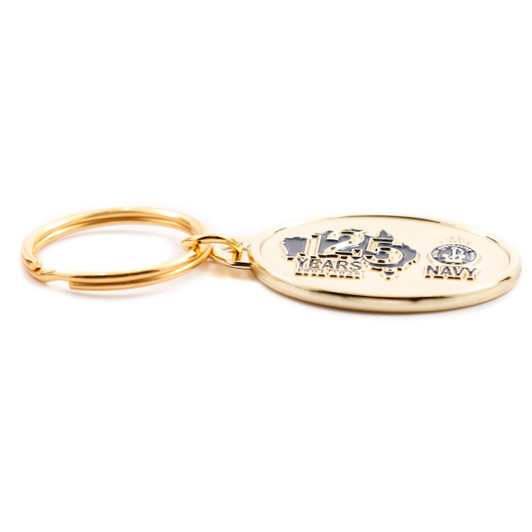 Navy - 125 Years For Our Nation Metal Key Ring