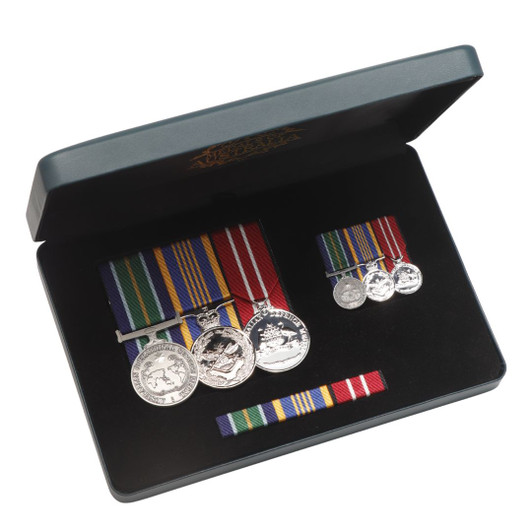 AOSM Indo Pacific + Defence Long Service + ADM Replica Set