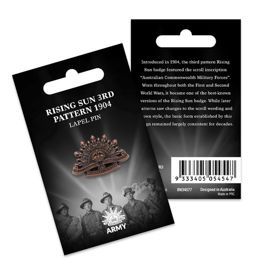 Rising Sun 3rd Pattern 1904 Lapel Pin