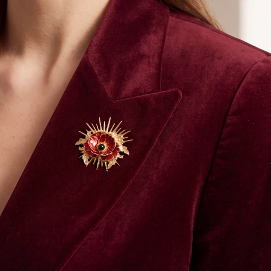 Symbols of the Soul Courage: "In the Face of Fire" Limited Edition Brooch