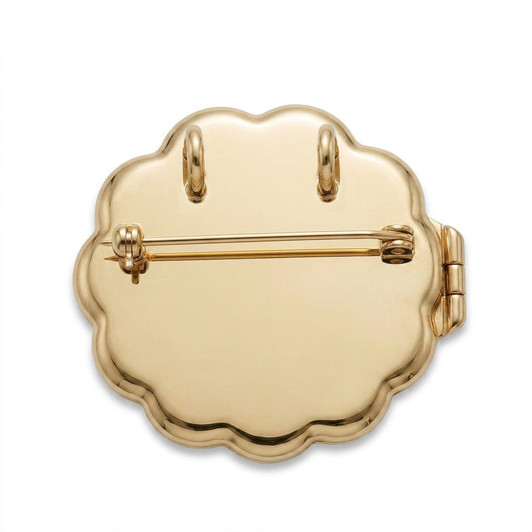 Forever Collection Remembrance Coin Locket Brooch