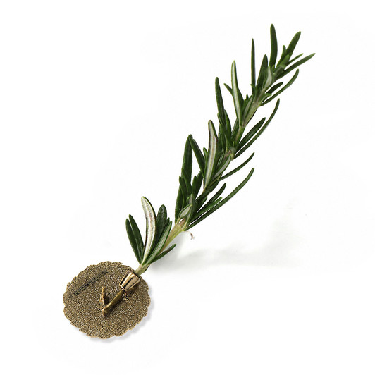 Red Poppy, Rosemary Carrier Lapel Pin