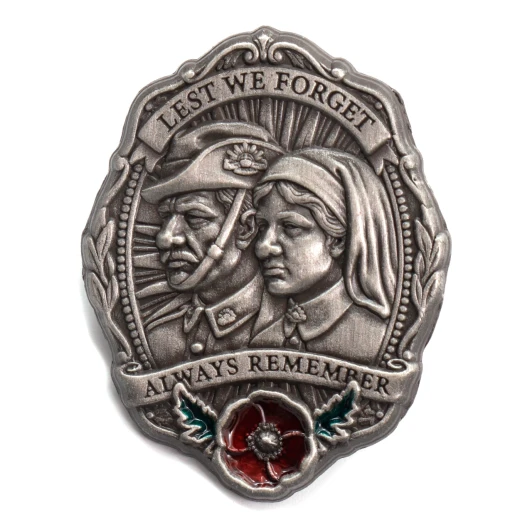Soldier and Nurse Limited Edition Lapel Pin