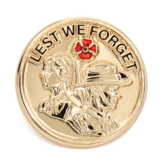 Lest We Forget Lapel Pin