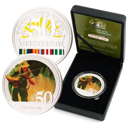 BrandNet Archive Edition | Infantry Vietnam 50th Ltd Edition Medallion