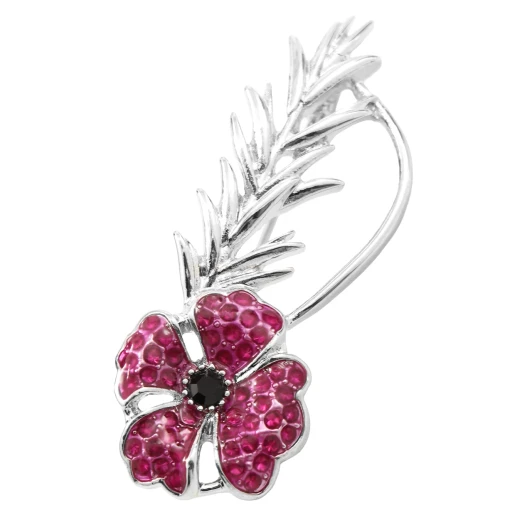 BrandNet Archive Edition | Nature of Remembrance Poppy and Rosemary Limited-Edition Brooch
