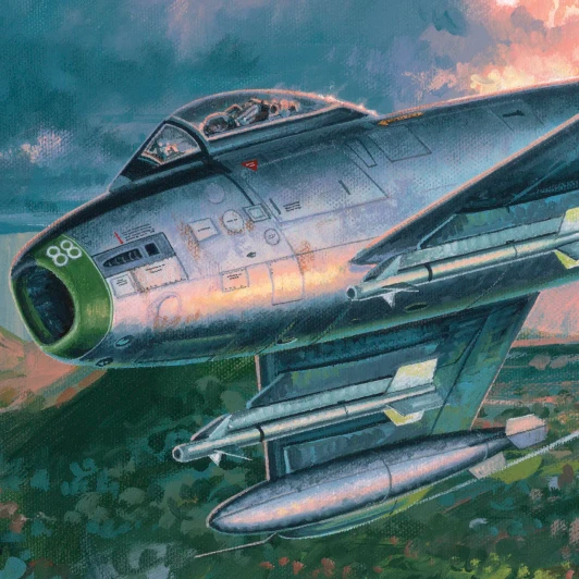 Original Artwork | CAC Sabre: Cobra Sabres