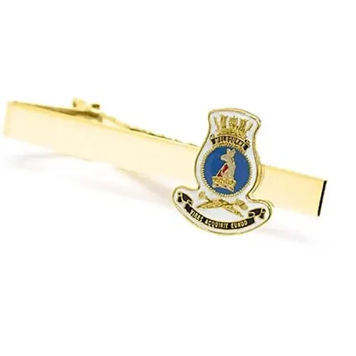 HMAS Melbourne Tie Bar HMAS Melbourne 20mm full colour enamel tie bar. Order now from the military specialists. This beautiful gold plated tie bar looks great on both work and formal wear.