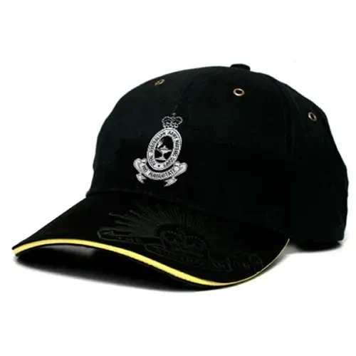 RAANC Black Cap This Royal Australian Army Nursing Corps (RAANC) cap is both stylish and practical with its cool looks. Buy now from the military specialists. This quality heavy brushed cotton cap has the RAANC crest