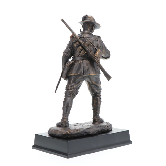 Stand to Fight Light Horse Figurine This limited edition cold cast bronze figurine remembers the men of the Australian Light Horse in the Great War of 1914-1918.  As mounted infantry the light horse was not a conventional cavalry, rathe