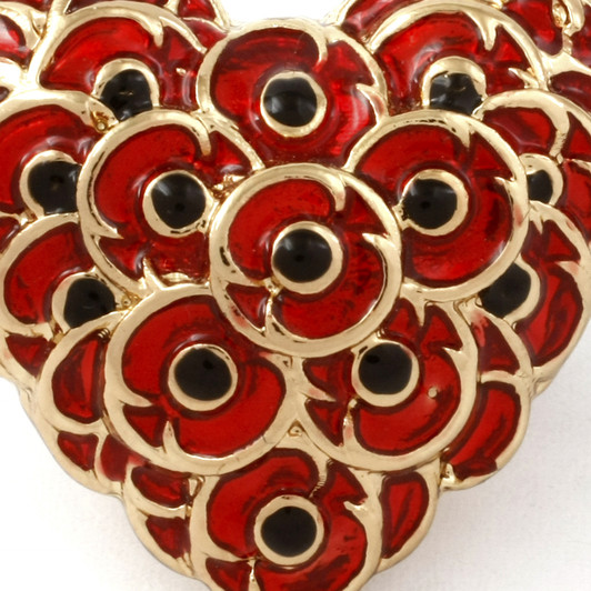 Remember Heart Brooch