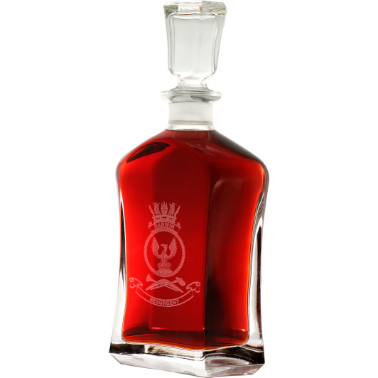 HMAS Darwin Italian Glass Decanter