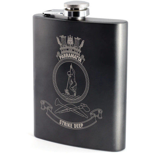 HMAS Parramatta Hip Flask