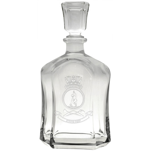 HMAS Parramatta Italian Glass Decanter