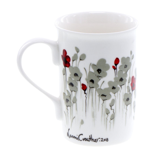 Poppy Mpressions Fields of Poppies Bone China Mug