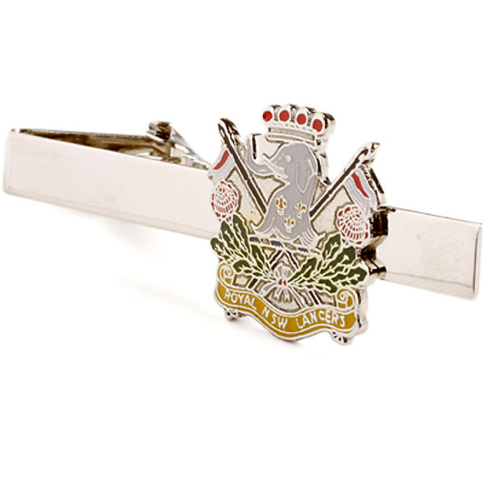 RNSWL Tie Bar Royal New South Wales Lancers (RNSWL) 20mm full colour enamel tie bar. Order now from the military specialists. This beautiful gold plated tie bar looks great on both work and formal wear.