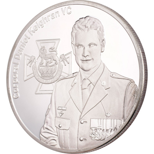 In the Service of Others Daniel Keighran VC  Medallion The Unique Daniel Keighran VC Limited Edition Proof Medallion from the Military Shop, is a special gift for anyone interested in military history.Daniel Keighran, VC Medallion is part of an Inspiratio