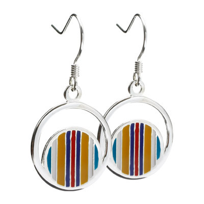 Afghanistan Campaign in Service Earrings
